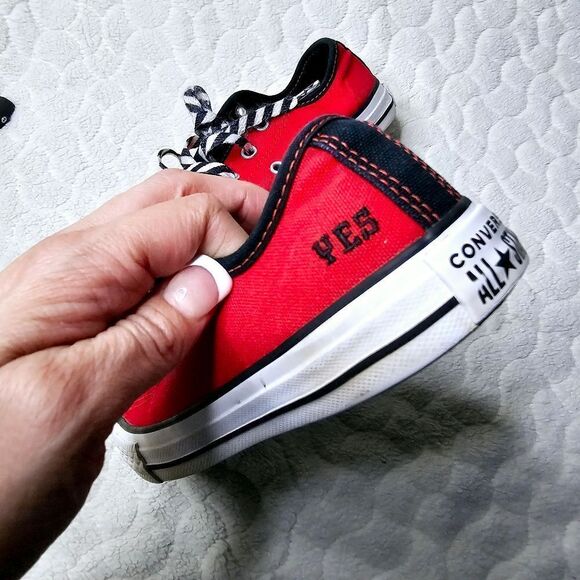 Converse Far Cry 5 sneakers red black youth 1.5 custom - Picture 3 of 7